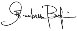 Signature d’Elisabetta Belfiore