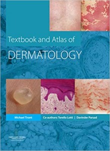 Couverture du Textbook and Atlas of Dermatology